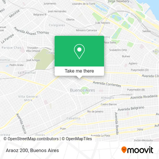Araoz 200 map