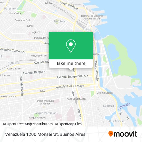 Venezuela 1200   Monserrat map