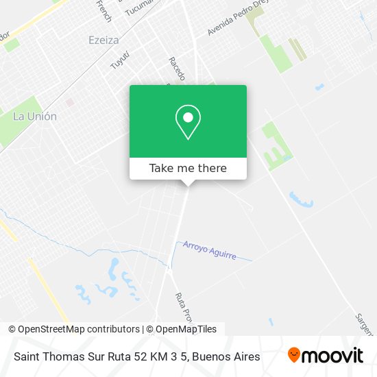 Saint Thomas Sur  Ruta 52 KM 3 5 map