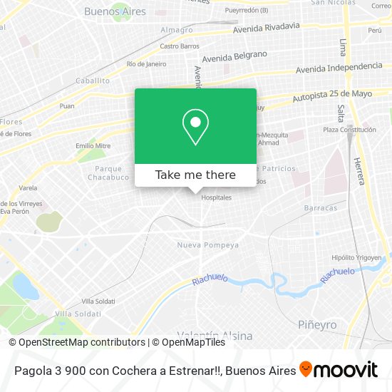 Pagola 3 900 con Cochera a Estrenar!! map