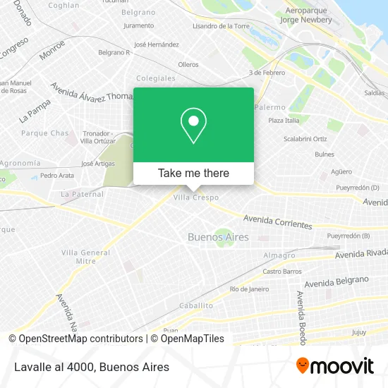 Lavalle al 4000 map