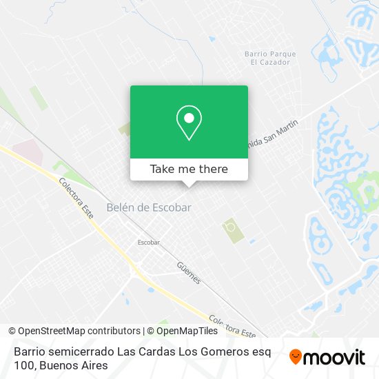 Barrio semicerrado Las Cardas   Los Gomeros esq    100 map