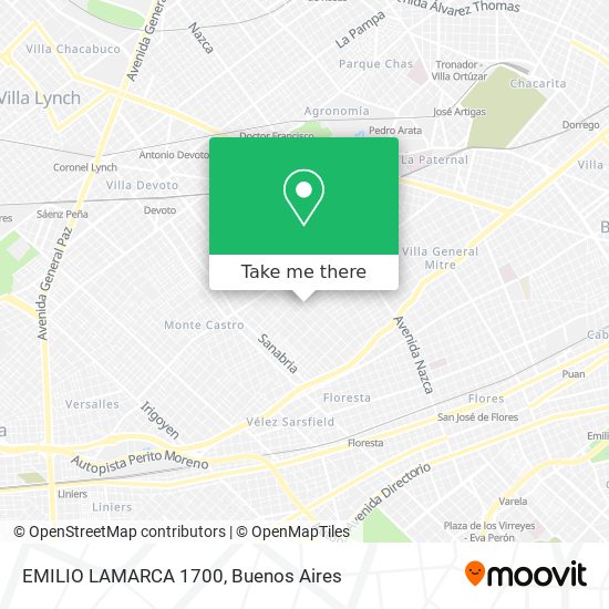 EMILIO LAMARCA 1700 map