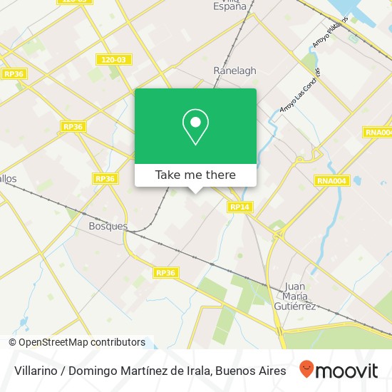 Villarino / Domingo Martínez de Irala map