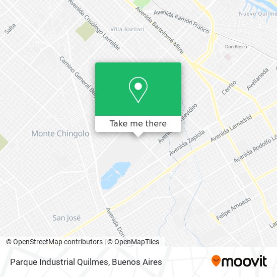 Parque Industrial Quilmes map