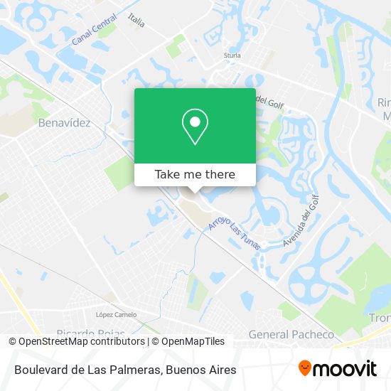 Boulevard de Las Palmeras map