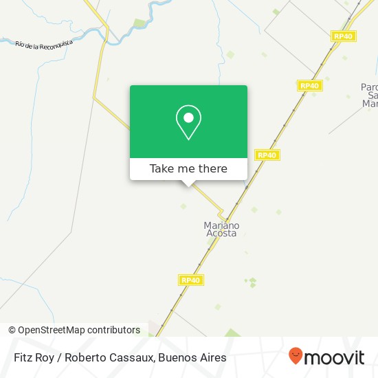 Mapa de Fitz Roy / Roberto Cassaux
