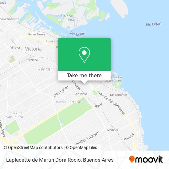 Laplacette de Martin Dora Rocio map