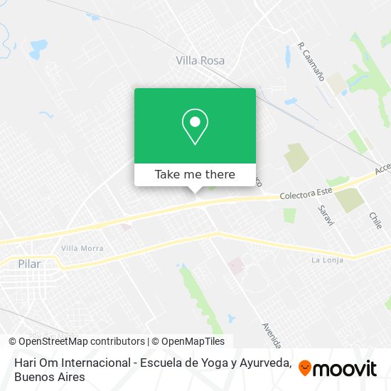 Mapa de Hari Om Internacional - Escuela de Yoga y Ayurveda