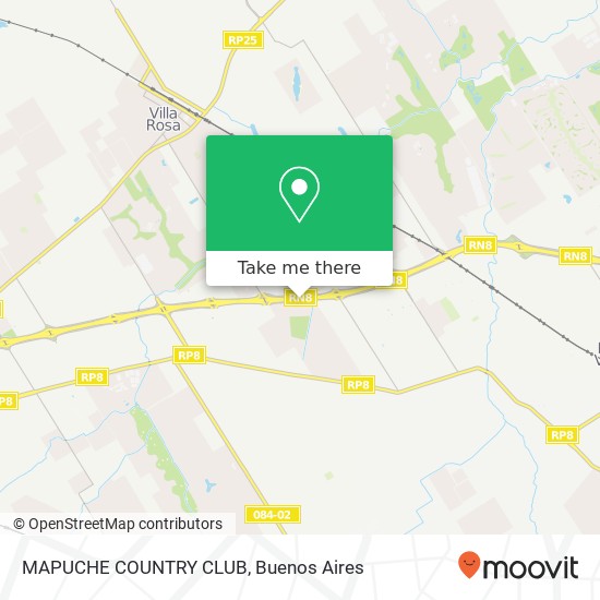 MAPUCHE COUNTRY CLUB map