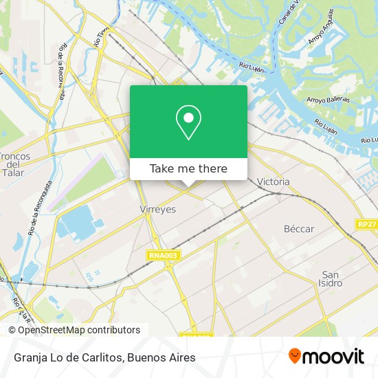 Granja Lo de Carlitos map