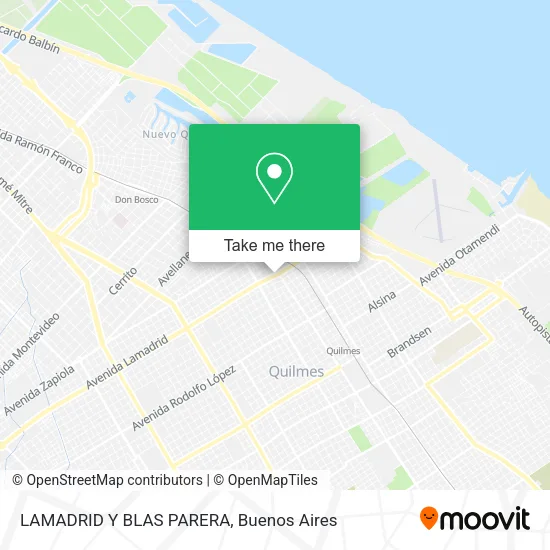 Mapa de LAMADRID Y BLAS PARERA