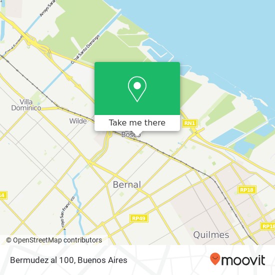 Bermudez al 100 map