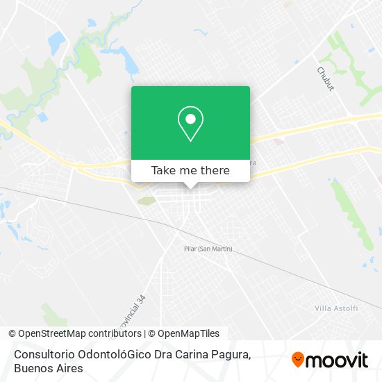 Mapa de Consultorio OdontolóGico Dra Carina Pagura