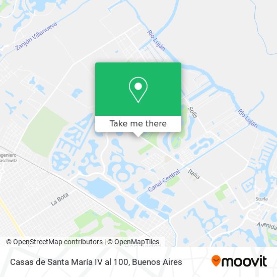 Casas de Santa María IV al 100 map