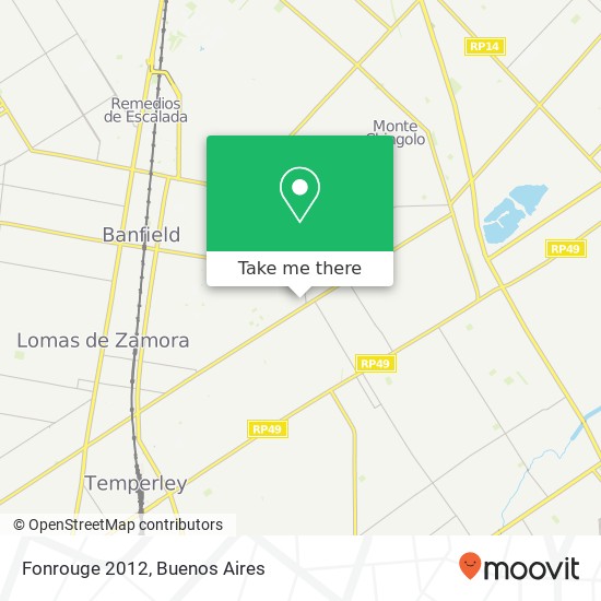 Fonrouge 2012 map