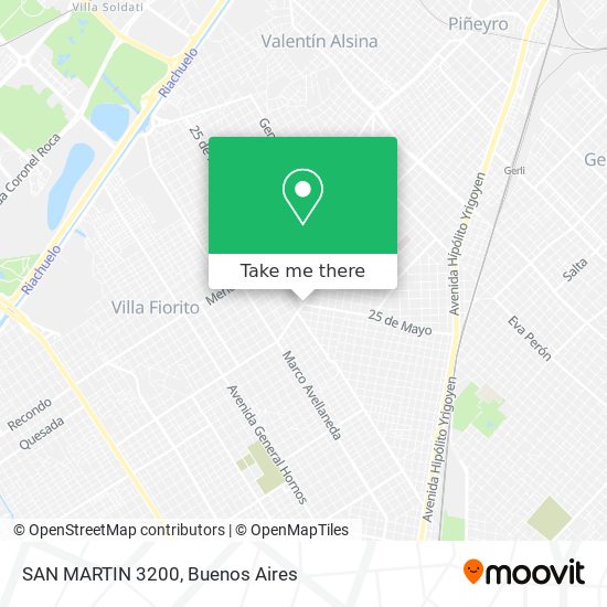 SAN MARTIN 3200 map