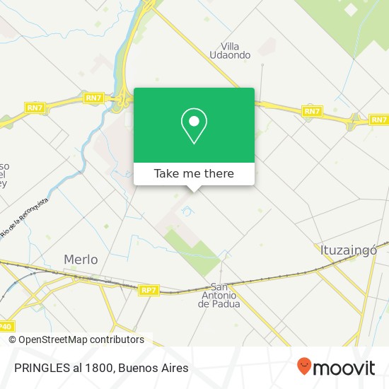 PRINGLES al 1800 map