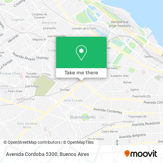 Avenida Cordoba 5300 map