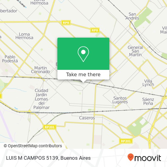 Mapa de LUIS M CAMPOS 5139