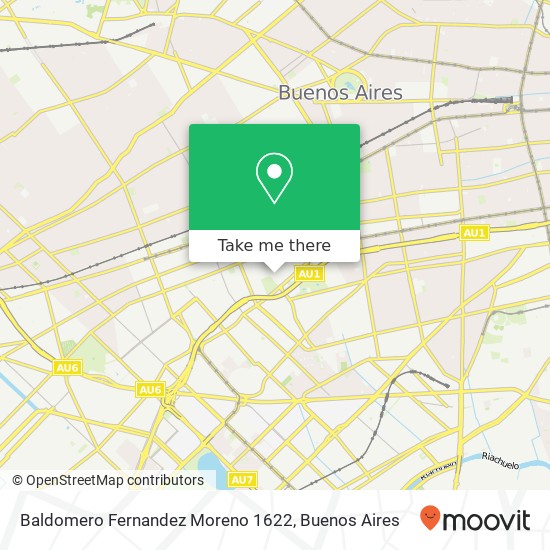 Baldomero Fernandez Moreno 1622 map