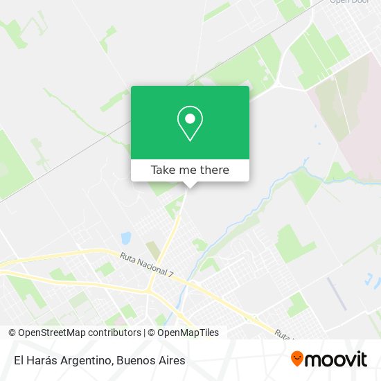 El Harás Argentino map