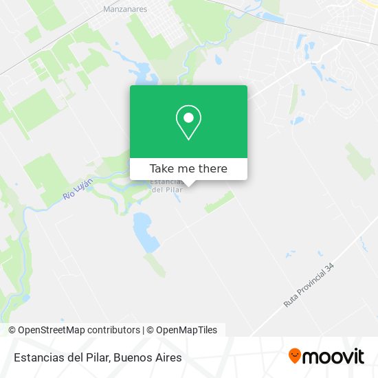 Estancias del Pilar map