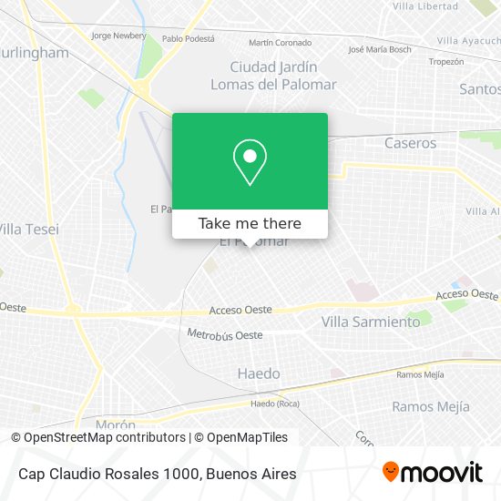 Mapa de Cap  Claudio Rosales 1000