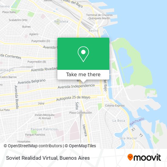 Soviet Realidad Virtual map