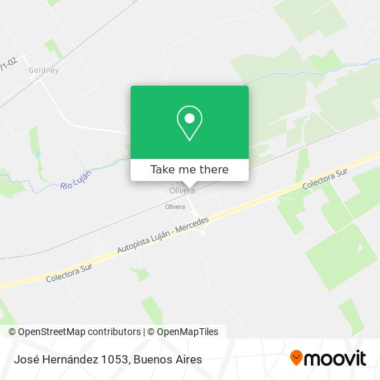 José Hernández 1053 map