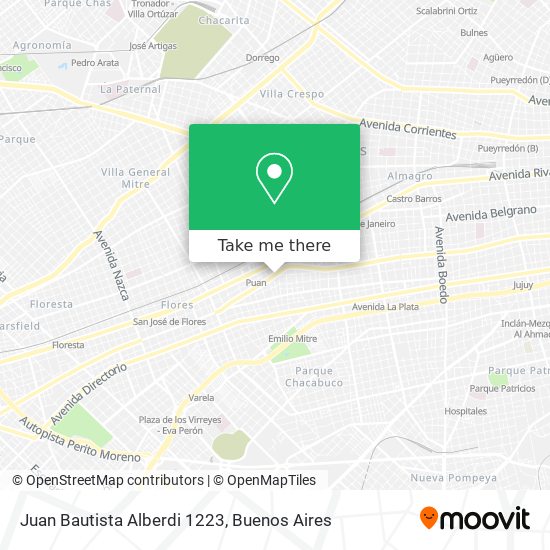 Mapa de Juan Bautista Alberdi 1223