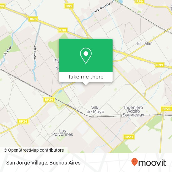 San Jorge Village map