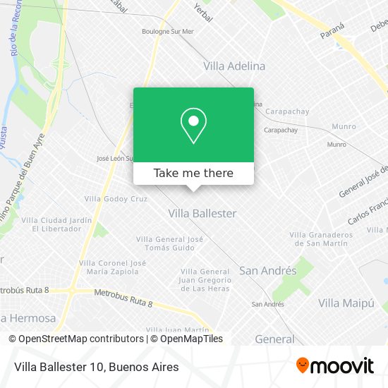 Mapa de Villa Ballester 10