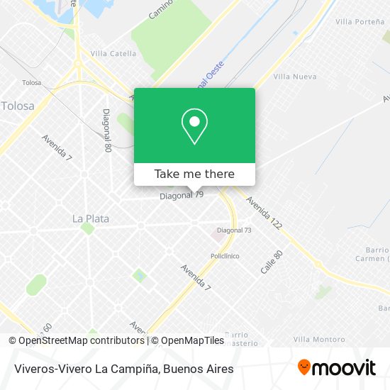 Mapa de Viveros-Vivero La Campiña