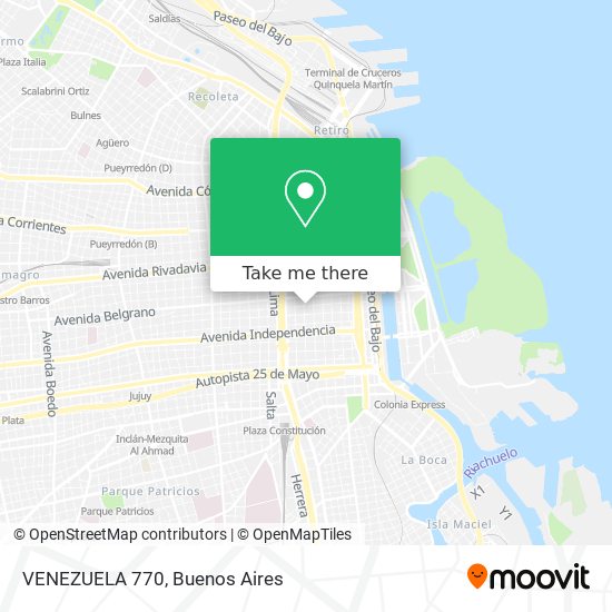 VENEZUELA 770 map