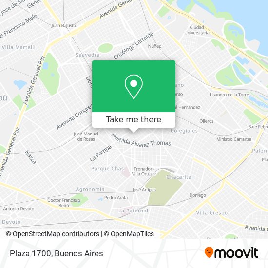 Mapa de Plaza 1700
