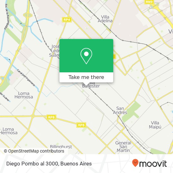 Diego Pombo al 3000 map