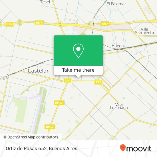 Ortiz de Rosas 652 map