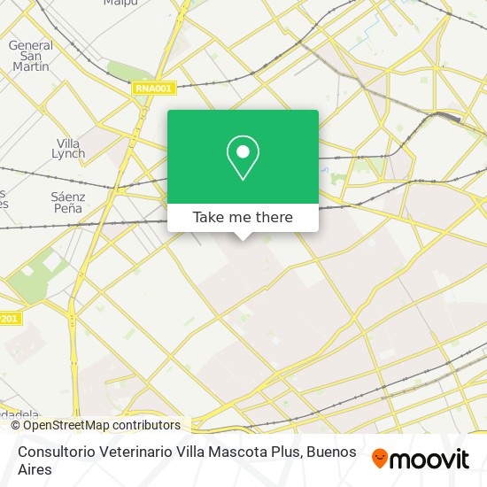 Consultorio Veterinario Villa Mascota Plus map