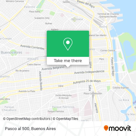 Mapa de Pasco al 500