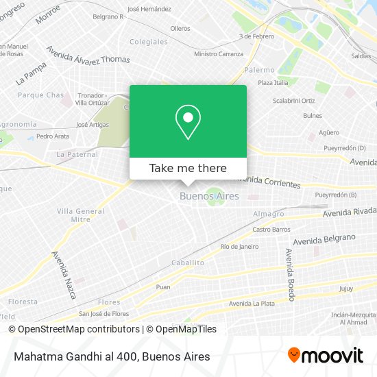 Mahatma Gandhi al 400 map