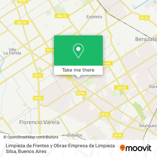 Limpieza de Frentes y Obras-Empresa de Limpieza Silsa map