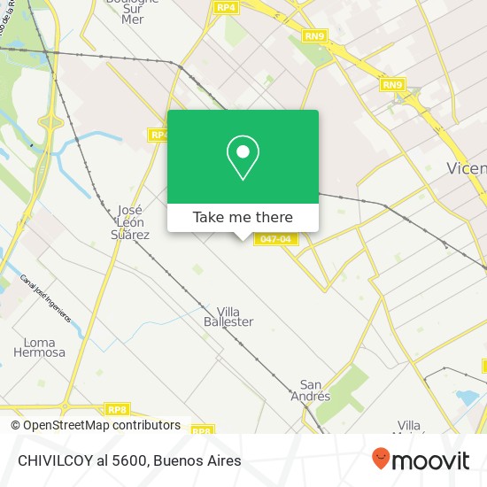 CHIVILCOY  al 5600 map