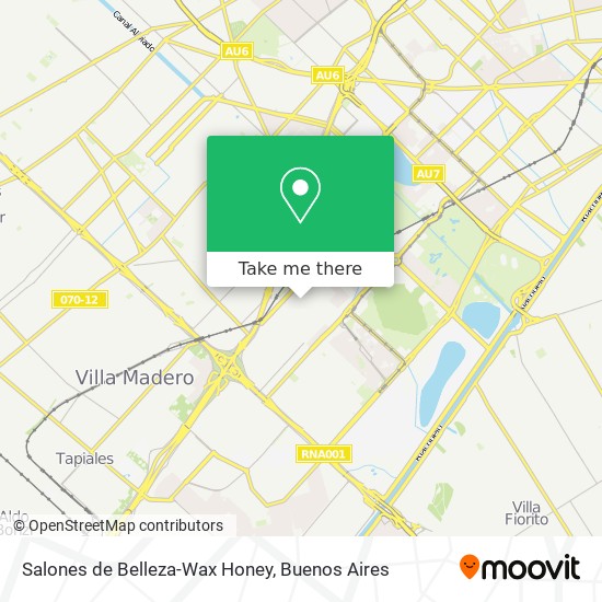 Salones de Belleza-Wax Honey map