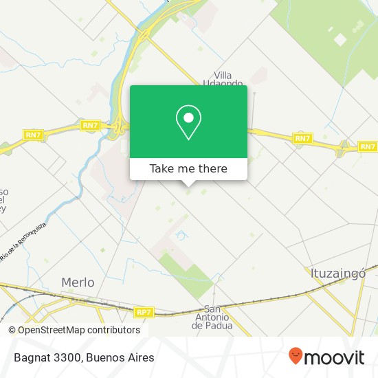 Bagnat 3300 map