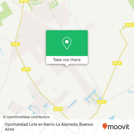 Mapa de Oportunidad   Lote en Barrio La Alameda