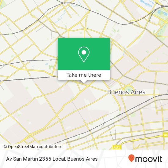 Mapa de Av San Martin 2355   Local