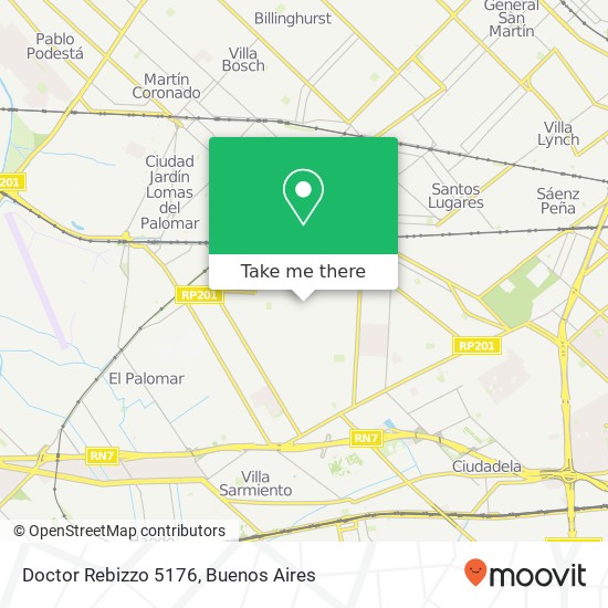 Doctor Rebizzo 5176 map