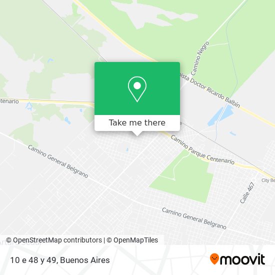 Mapa de 10 e  48 y 49