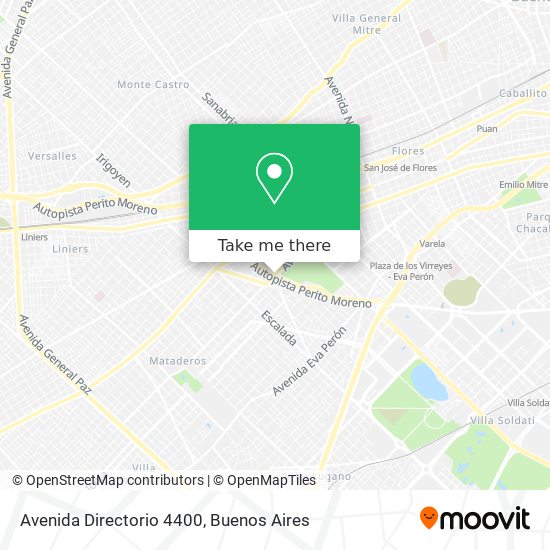Avenida Directorio 4400 map